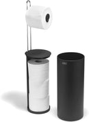 EasyStore™ Matt Black Concealed Toilet Roll Holder Bathroom Accessories EasyStore™ Matt Black Concealed Toilet Roll Holder EasyStore™ Matt Black Concealed Toilet Roll Holder Joseph Joseph