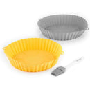 Silicone Air Fryer Mould Ø21.5 cm + Kitchen Brush Air Fryers Silicone Air Fryer Mould Ø21.5 cm + Kitchen Brush Silicone Air Fryer Mould Ø21.5 cm + Kitchen Brush InnovaGoods