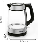 Electric Glass Kettle, 1.7L 2200W Water Kettle Electric Glass Kettle, 1.7L 2200W Electric Glass Kettle, 1.7L 2200W Tefal