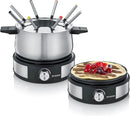 2 in 1 Fondue & Crepe Maker - 1500W Outlet 2 in 1 Fondue & Crepe Maker - 1500W 2 in 1 Fondue & Crepe Maker - 1500W SEVERIN