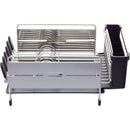 MasterClass Deluxe Stainless Steel Dish Drainer Dish Racks & Drain Boards MasterClass Deluxe Stainless Steel Dish Drainer MasterClass Deluxe Stainless Steel Dish Drainer KitchenCraft