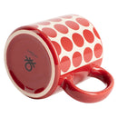 Set of 4 Mugs -  Stoneware Red Dots Mugs Set of 4 Mugs -  Stoneware Red Dots Set of 4 Mugs -  Stoneware Red Dots United Colors of Benetton