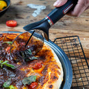 Stainless Steel Pizza Cutter, Rubber Handle  Stainless Steel Pizza Cutter, Rubber Handle Stainless Steel Pizza Cutter, Rubber Handle Betty Crocker