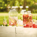 Set of 4 Glass Cups With Lids & Straws Outlet Set of 4 Glass Cups With Lids & Straws Set of 4 Glass Cups With Lids & Straws Ernesto