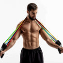 Set of Resistance Bands with Accessories and Exercise Guide sport equipment Set of Resistance Bands with Accessories and Exercise Guide Set of Resistance Bands with Accessories and Exercise Guide InnovaGoods