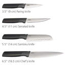 Folio Plus 8-piece Knife & Chopping Board Set knives set Folio Plus 8-piece Knife & Chopping Board Set Folio Plus 8-piece Knife & Chopping Board Set Joseph Joseph
